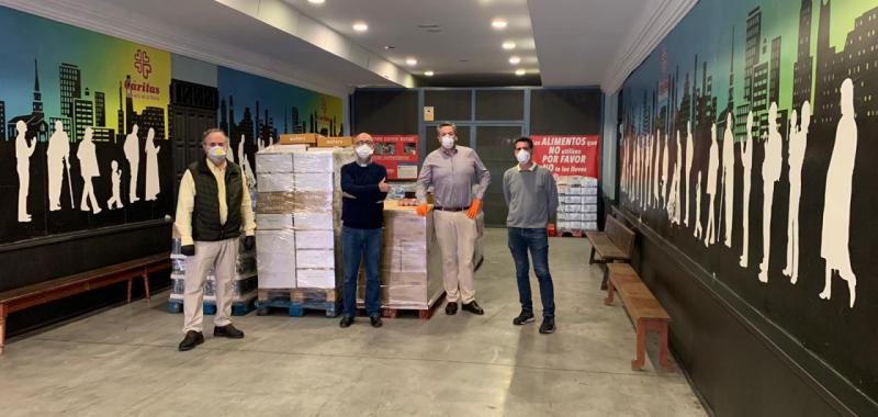 TalautoVI's tweet image. Grupo Talauto, Logística Carosan, y Promociones Inmobiliarias Colpercol donan productos de primera necesidad a Cáritas y al Ayuntamiento para su gestión. En total 25.000 kilos de productos de alimentación y primera necesidad.