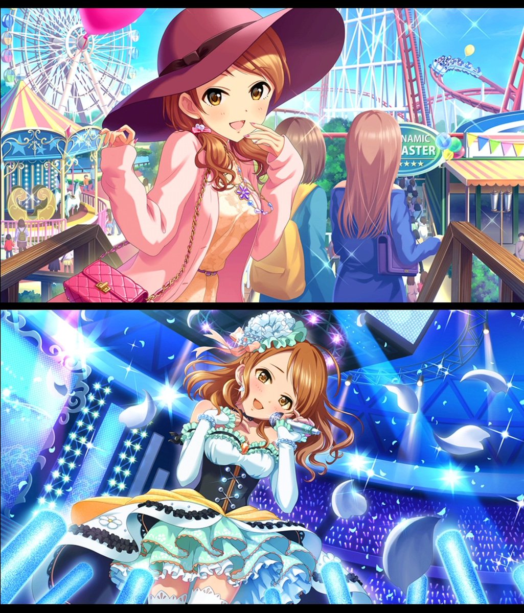 ばしみけ 346pro P V Twitter モバマスは 煌めきのひととき加蓮来た これ デレステではカード持ってて 初期から活躍してくれてる 使いやすい得点アップで 衣装も加蓮にピッタリ 当初スカートがジオングみたいって思ったのは秘密 爆 モバマス デレマス