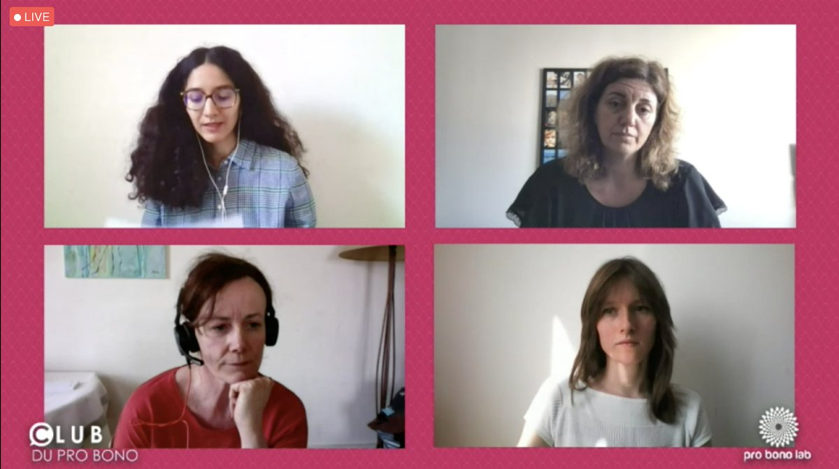 Pro Bono Lab (@probonolab) on Twitter photo Live | On continue sur notre lancée ! Webinar #3 du Club : Confiné? Et si vous en profitiez pr redéfinir votre politique d'#engagement des collaborateurs? Avec Dounia, <a href="/Cel0506/">Céline Laurichesse</a> <a href="/AliciaIzard/">Alicia Izard</a> & <a href="/clanglois3/">Catherine Langlois</a> 👫 Envie de participer à nos prochains échanges? 👉 probonolab.org/agenda Live | On continue sur notre lancée ! Webinar #3 du Club : Confiné? Et si vous en profitiez pr redéfinir votre politique d'#engagement des collaborateurs? Avec Dounia, <a href="/Cel0506/">Céline Laurichesse</a> <a href="/AliciaIzard/">Alicia Izard</a> & <a href="/clanglois3/">Catherine Langlois</a> 👫 Envie de participer à nos prochains échanges? 👉 probonolab.org/agenda