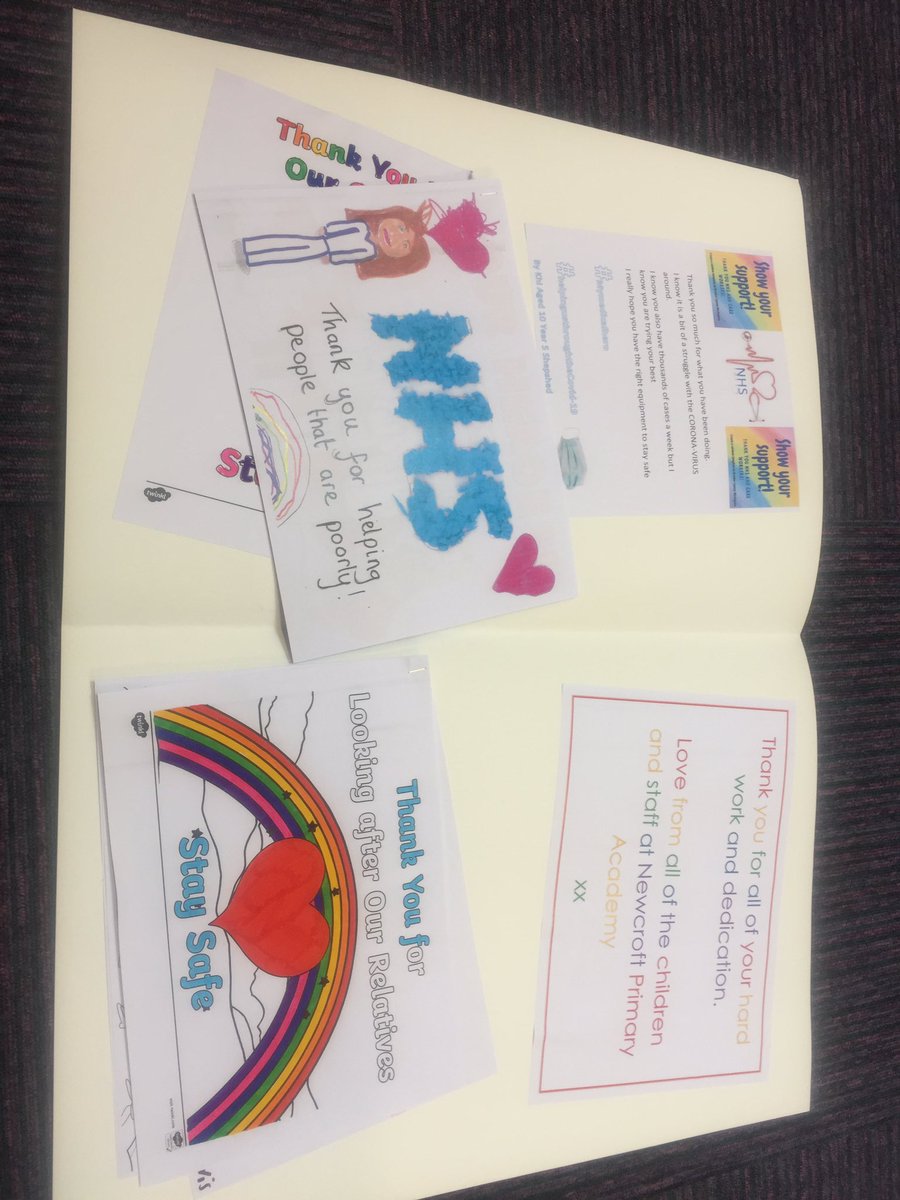 kayecunliffe's tweet photo. Thank you Newcroft academy for our card 🌈❤️ https://t.co/zLUozE7pg3