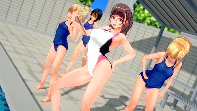 別アングルと差分
#COM3D2 