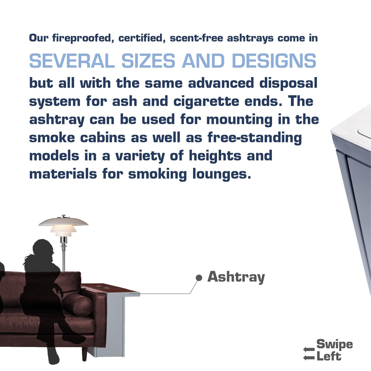 SmokeSolutionEU's tweet photo. Why do you have to use our Fireproof Ashtray?

Swipe left to learn more about our Fireproof Ashtray and its advantages.

Interested in our product?

Let’s discuss!

SMOKE SOLUTION
info@smokesolution.com
+45 56204040

#FireproofAshtray #SmokeCabin #SmokingCabin #SmokeSolution https://t.co/WtVii8Z6Kg