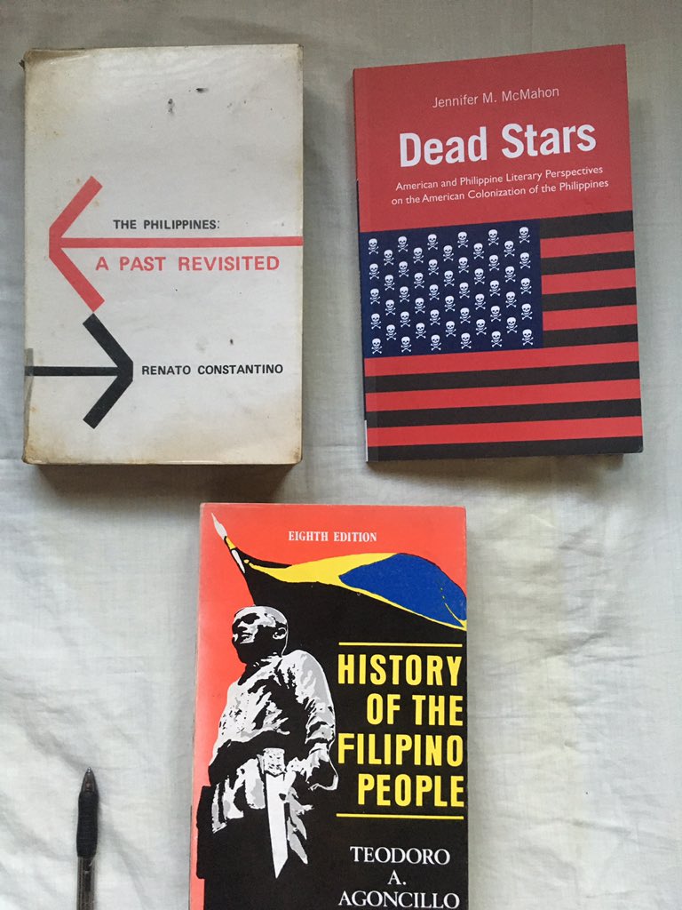 Generally I used the following sources: Constantino’s A PAST REVISITED, Agoncillo’s HISTORY OF THE FILIPINO PEOPLE, and McMahon’s DEAD STARS