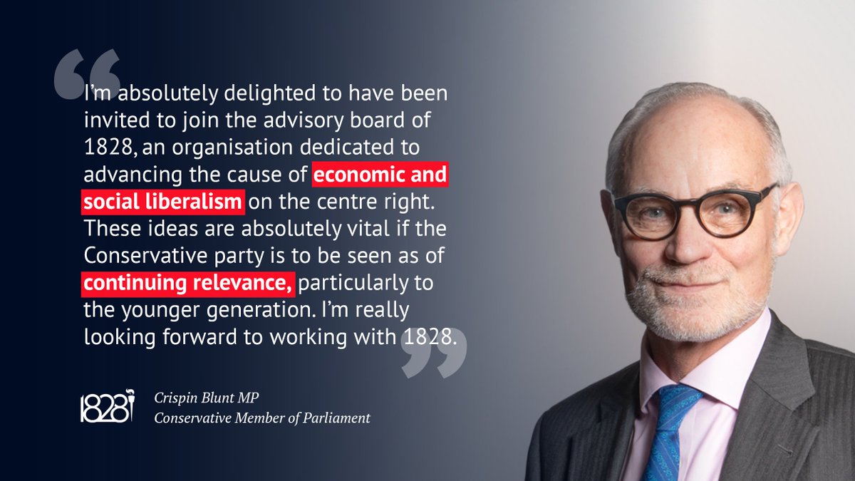 A big welcome to  @CrispinBlunt, who joins  @1828uk's advisory board!