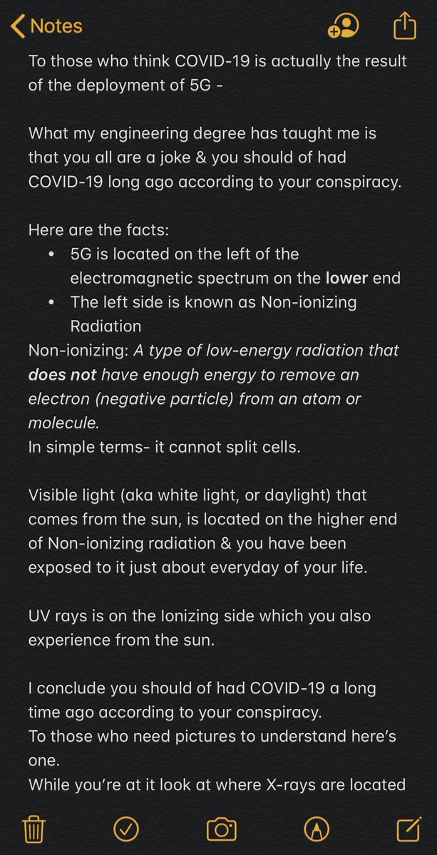 ourbin's tweet image. I challenge anyone who say the deployment of 5G is the cause of COVID-19

So I’ll just leave this here: