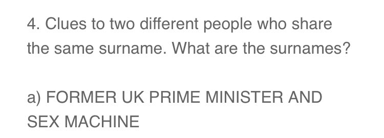 vikkip_'s tweet photo. @richardosman completely misread this question and was trying to work out which PM was ALSO a sex machine! Obviously many contenders..... 🤔🤦🏻‍♀️😂 https://t.co/pQV9uUpHZ6
