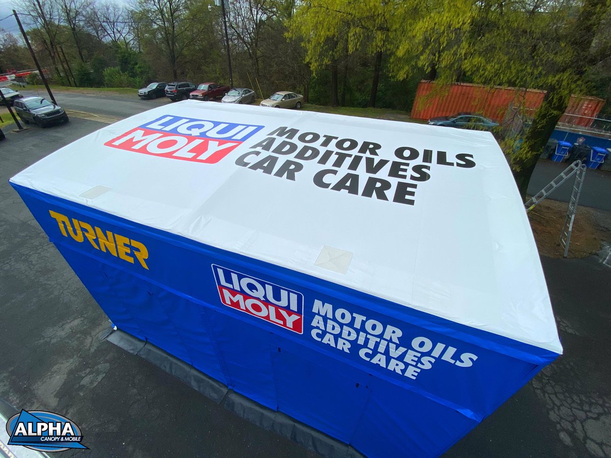 Check out our latest freestanding mobile canopy to hit the road with Turner Motorsport! 

Did you know?We are also producing this product and others like it for the healthcare and emergency response industries! Click here to learn more: canopy.alphacanvas.com/emergency-shel…