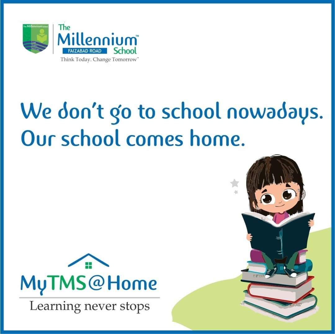 The Millennium School Faizabad Road Lucknow (@tmsfaizabadroad) on Twitter photo Classes do not take place in a building but rather at home, or wherever there's an internet connection
#TheMillenniumSchool #learningathome #comingsoon
<a href="/BarabankiD/">DM Barabanki</a> Classes do not take place in a building but rather at home, or wherever there's an internet connection
#TheMillenniumSchool #learningathome #comingsoon
<a href="/BarabankiD/">DM Barabanki</a>