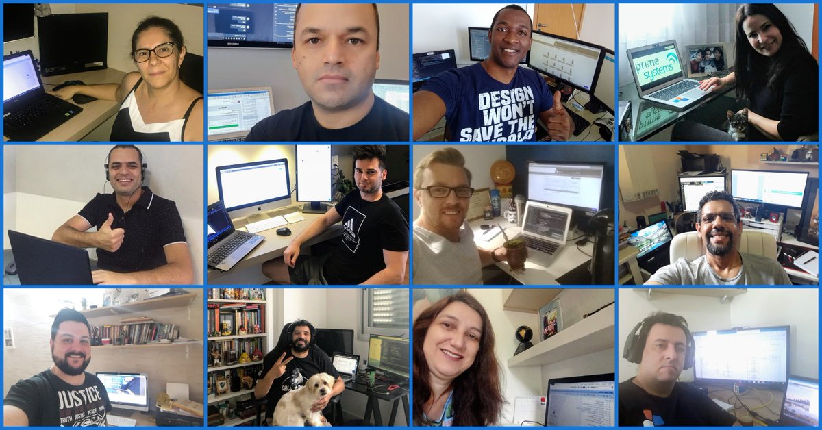 primesystemsbr's tweet photo. Já há algum tempo o Home Office é rotina e cultura de trabalho da maioria dos colaboradores da Prime Systems.🏡🤓💻
Nossa admiração e agradecimento a toda a equipe! Inclusive aos vários tímidos que não mandaram fotos!💖 #primesystems #primebuilder https://t.co/kIP9ZrTBIo