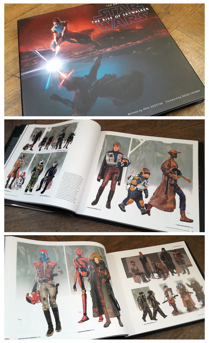 The Art of Star Wars: The Rise of Skywalker by @PhilSzostak looks fantastic. Phil's done an amazing job of bringing together the 1000's of production images. I'll share more of the costume concepts I was able to contribute soon. 
