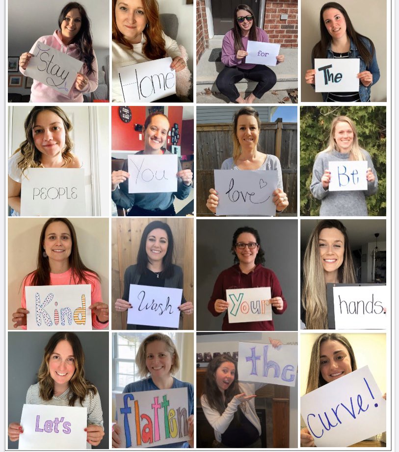 Mme_Croft's tweet photo. Even though we can’t be together, we came together virtually and we will get through this together. Even though we miss the human connection, we are staying home for the people we love.💗stay safe everyone and Happy Easter. https://t.co/Dd0W9BMEI9