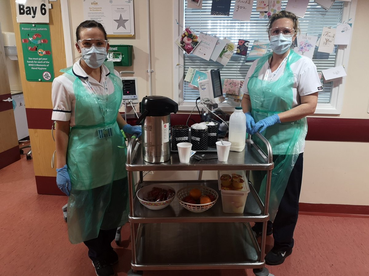 WHphysioLTH's tweet photo. Kelly and Katie redeployed to the maternity ward. Doing what we can to help #covid19 #trolleydolly https://t.co/uFzbM3P5Dc