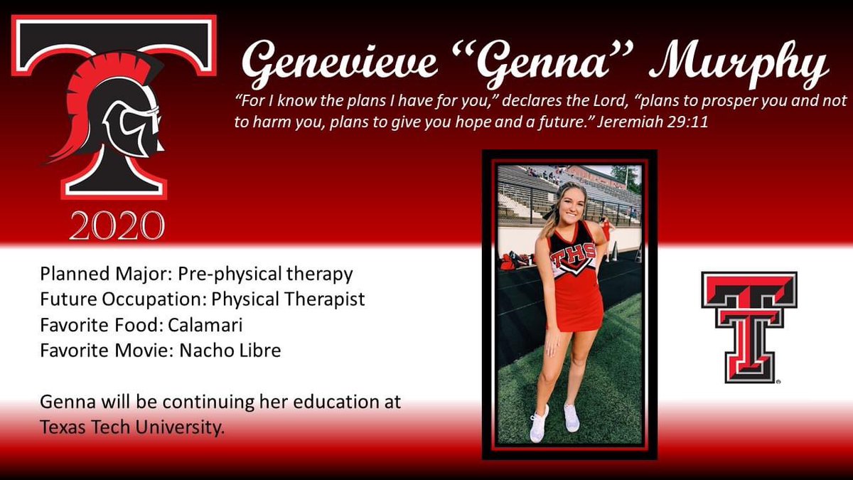 Our Next player spotlight is senior Genevieve Murphy