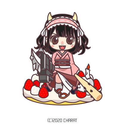 鬼灯の冷徹のイベント参加ー お店の方に了解を得てアップします こたのイラスト