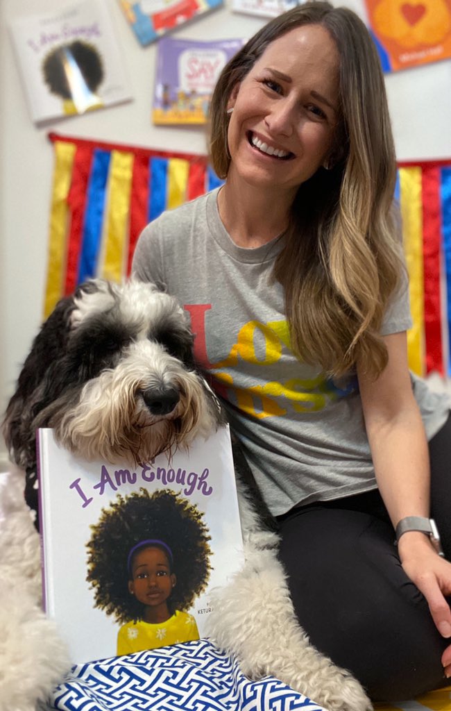 Counselor_Kirk's tweet photo. My pup always interrupts my counseling lessons. It makes me smile at the imperfection of this process. We are all learning as we go. No one was prepared. I just posted a lesson about being enough. Check it out on my Counselor Kirk YouTube. It’s far from perfect. But it’s enough. https://t.co/a6To3ri7gr