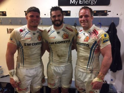 Dave Ewers & Kai Horstmann  Fellow teammates of Armand’s at Exeter Chiefs and 16/17 Premiership winners @dave_ewers  @KaiHorstmann