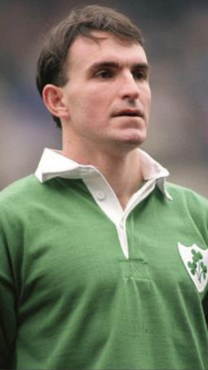 David Curtis  Played for Ireland  in 91 & 92. His sons Graham and Angus are currently at Ulster in the Pro 14