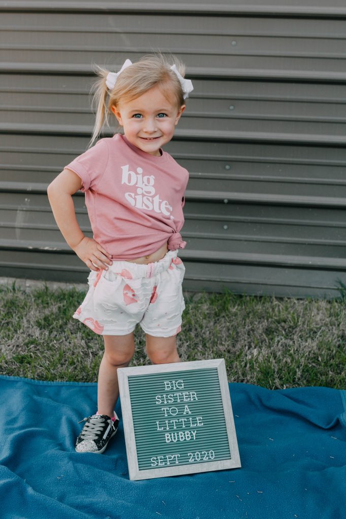 TreshaYager's tweet photo. Can’t wait to meet my nephew in September! https://t.co/TnBMTnJaFs