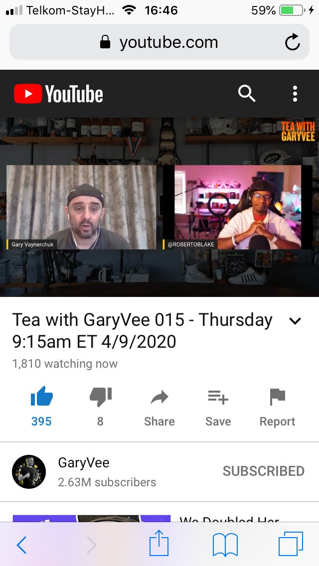 Whoooaaa! “Triple A’s” are going to win more and the “fake winners” are going to... m.youtube.com/watch?v=ekuD68… #TeawithGaryVee