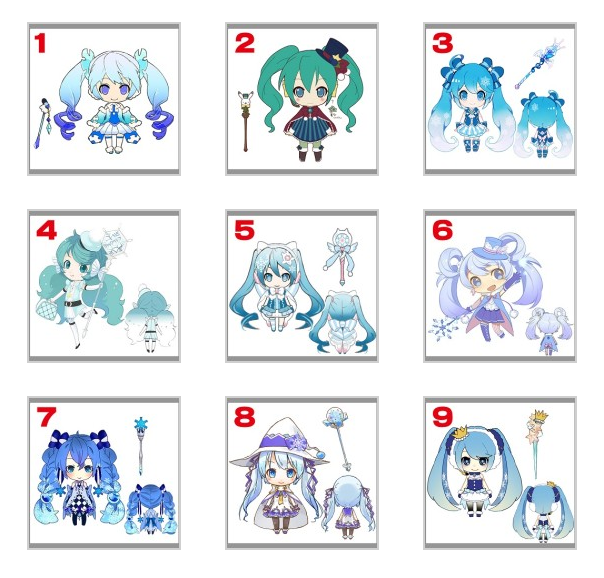 Isaky Twst And Genshin Impact Year 13 Snow Miku 14 Theme Magical Girl Snow Miku Started To Be Popular Here They Choosed 9 Finalist In This Year