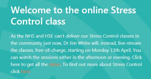 HSEschoolsteam's tweet photo. The evidence-based programme @StressControlUK is being made available freely online.

Classes start next Monday 13th April. The six sessions will run on Mondays &amp; Thursdays at 2pm &amp; 8.30pm. Each class is 90 mins.

For video links and more info see https://t.co/bcsxOLXnwO 
#edchat https://t.co/PxdZhG3Tgk