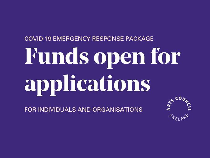 Our  #Covid19 funds for individuals and orgs (outside of our National Portfolio) are now live. Applying? Please, READ THIS IMPORTANT THREAD...