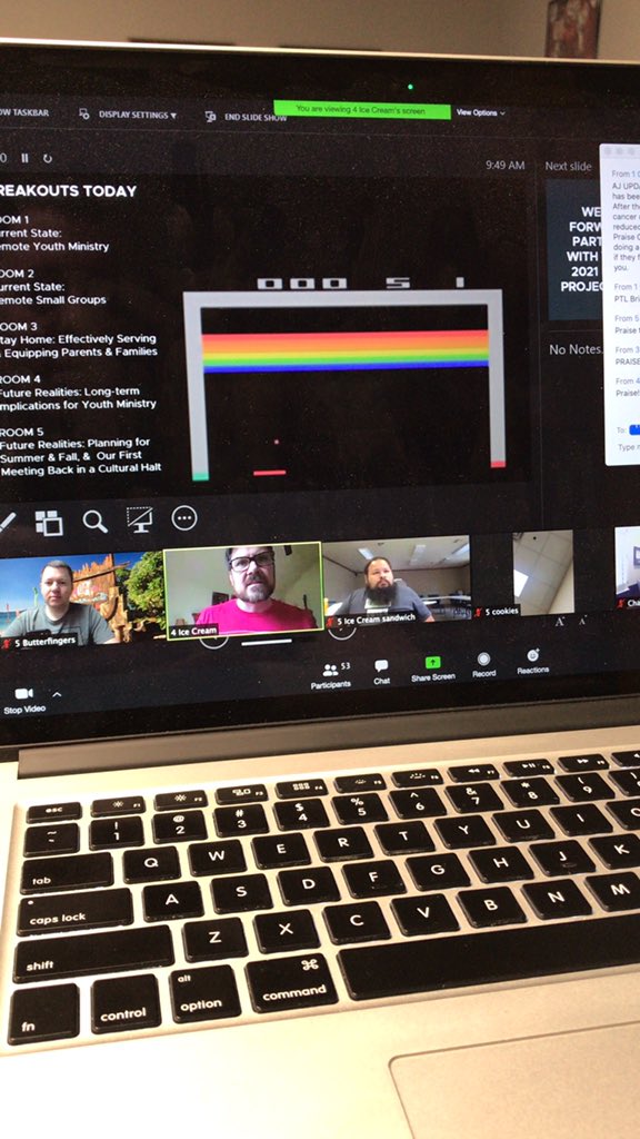 jason247's tweet photo. My #okymnetwork video meeting today. Miss hanging out in person with my friends. #okyouthmin https://t.co/Kec557LRMP