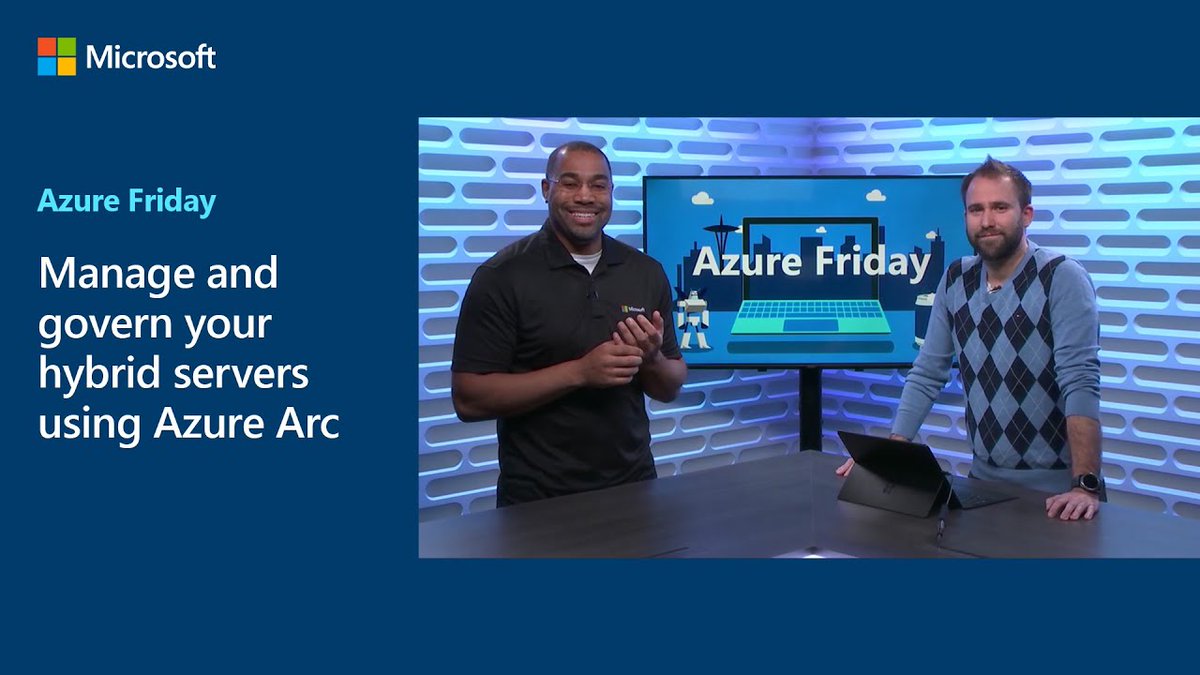 Azure Arc can help you manage and govern complex hybrid cloud environments.

Watch the video to learn more.

bit.ly/2JGzAAE 

#Azure