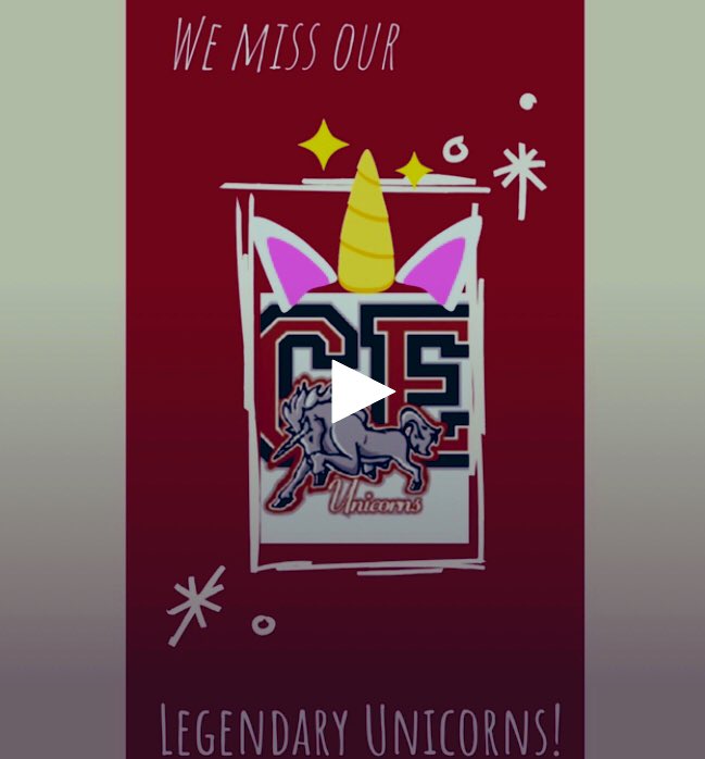 NISDEvers's tweet photo. Happy National Unicorn Day! We are proud to be the Unicorns! Thank you to our Evers students and parents for staying connected with us through distance learning! Watch our staff video to celebrate YOU boys and girls! #LegendaryUnicorns https://t.co/ZWp89ClGrl https://t.co/5Fs5JFDSn5