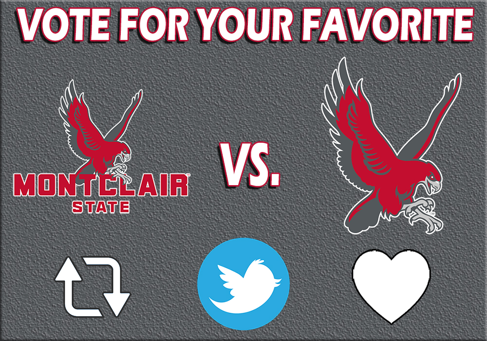 msuredhawks's tweet photo. It's time for the finals of the #LogoBracketChallenge. We counted your votes from Tuesday and here are the choices - Full Red Hawk with vs. without the wordmark. Cast your vote for your favorite .@montclairstateu @NCAA
 #redhawk4life #whyd3 

RT: for with words
Like: for without https://t.co/IHAApdKaSg