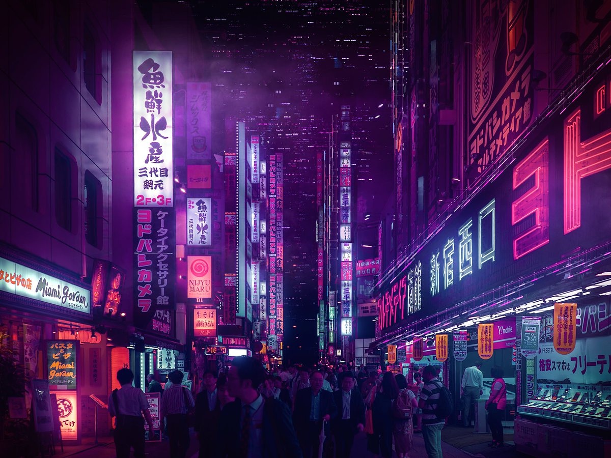 Neon City #cyberpunk #Neon #synthwave #neonvibes
