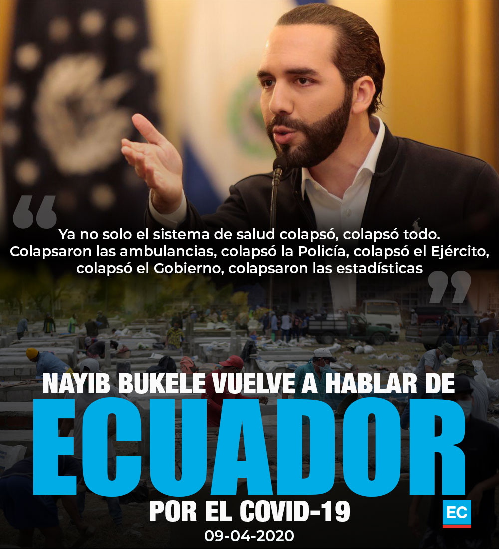 VIDEO | “Después vamos a estar como Ecuador”. El presidente de El Salvador, Nayib  Bukele, volvió a hablar del país en una cadena nacional por el covid-19 »  https://t.co/YpKGIHjjZU