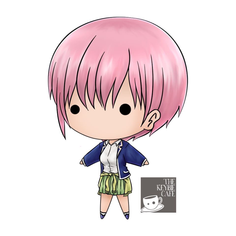 keybiecafe's tweet photo. We won't be able to release new designs in our locations for a while, but that doesn't mean we're not working on them!

Adding the Nakano Quintuplets + Futarou to our collection, totaling 6 new keybies and a sticker sheet <3 https://t.co/nTkQRETEbr