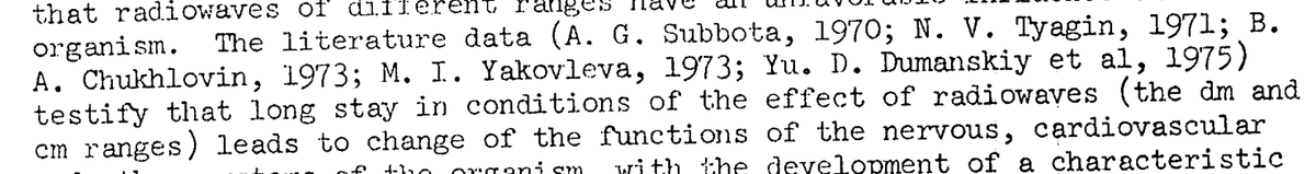 7/ The literature data (see: attachment) leads to change of the functions of the nervous, cardiovascular and other systems of the organism, with the development of a characteristic complex of symptoms which permit speaking of a special nosological form of disease —