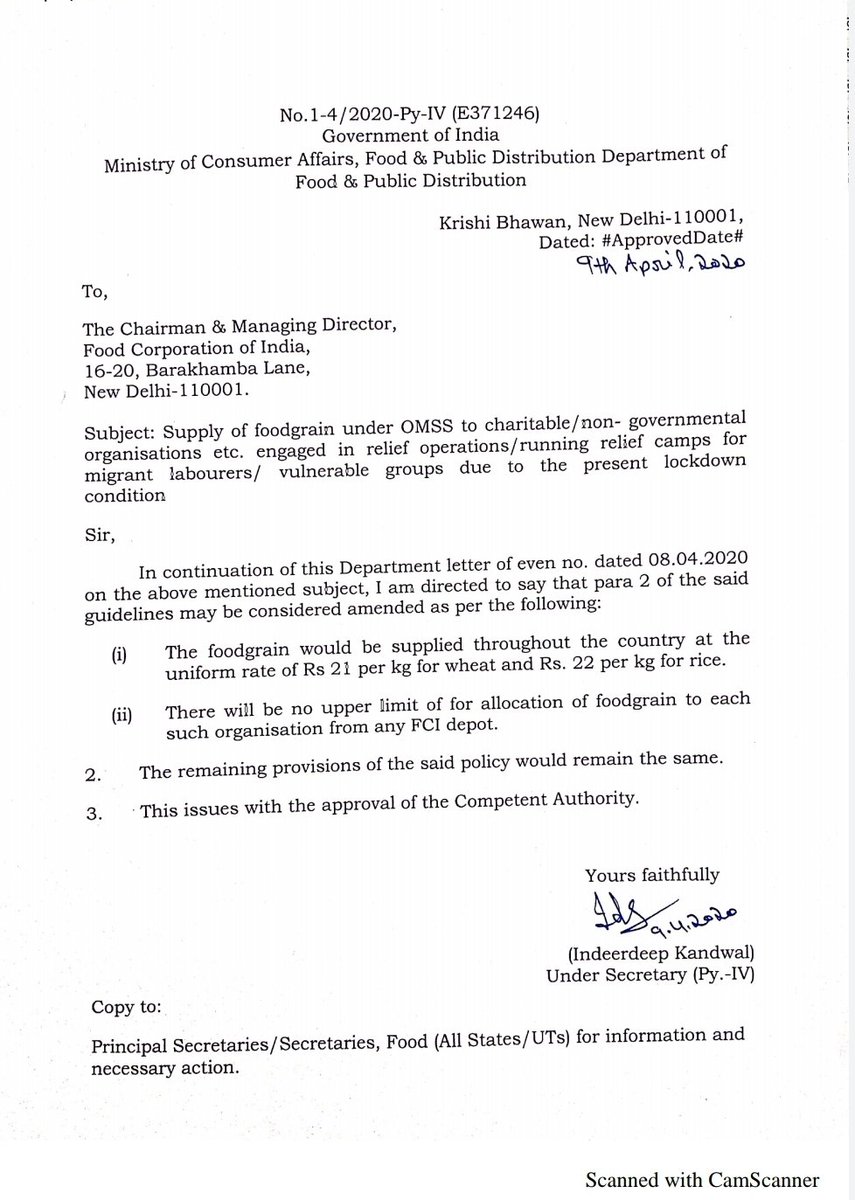 After almost a decade of cracking down on & decimating NGOs, now the Govt of  #India is relying on NGOs for relief operations and supply food in relief camps. A recent history + implications for  #COVID relief below. 1/n