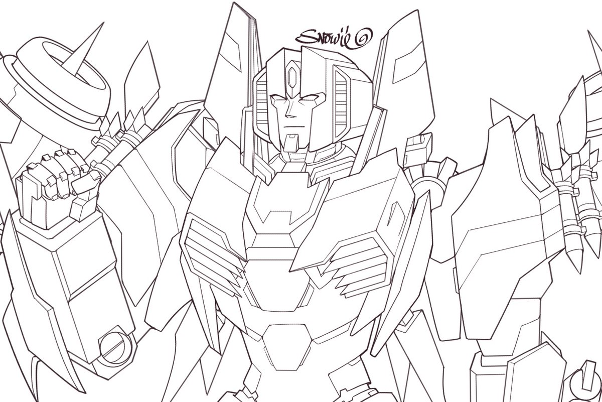 I can't wait to color this!!!!!? I love this version so much!?
#starscream 