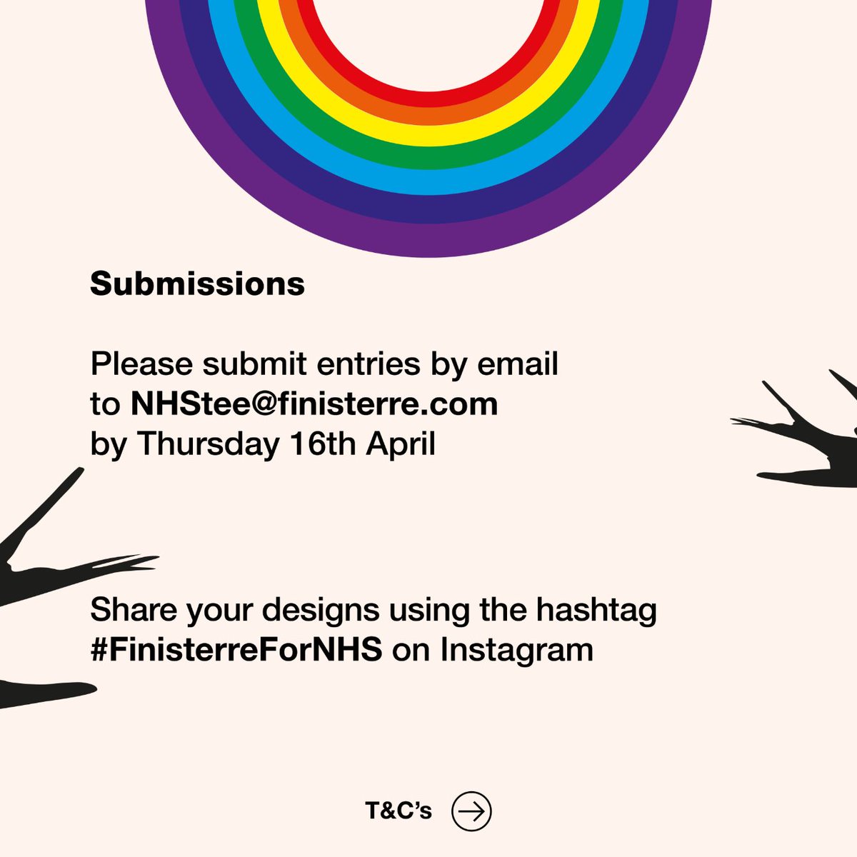 The Finisterre NHS Fundraiser T-Shirt design competition.
Tag a friend, tag an artist. Get to work. T&amp;Cs over on Instagram. instagram.com/p/B-w3agblAd7/
#FinisterreForNHS