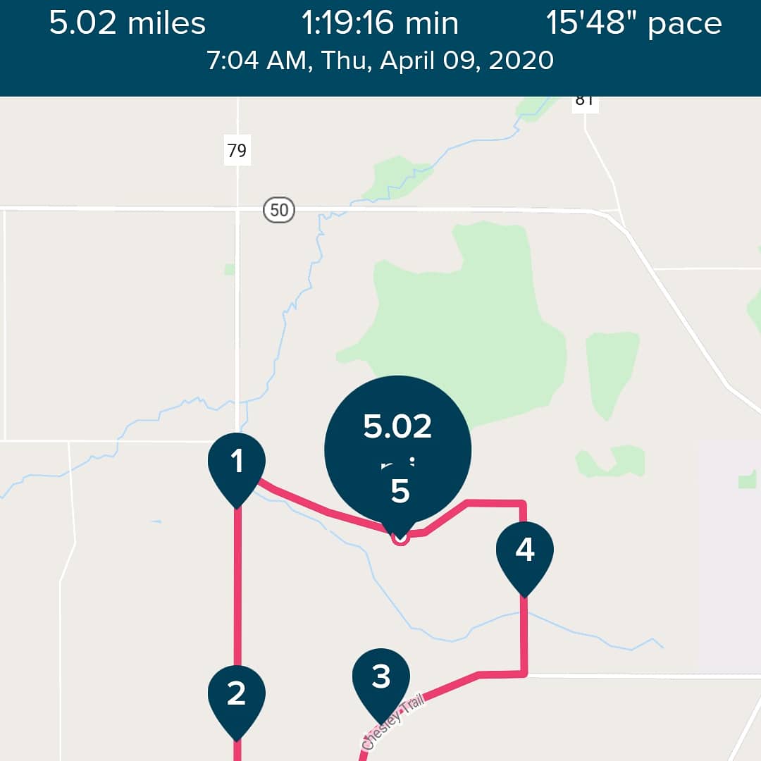 Glad I got my walk in this morning and beat the snow!  Moon setting on one side, sun rising on the other and very little wind!! 15 miles in 3 days #hpeathomemarathon #morningsarethebest #myhappytime