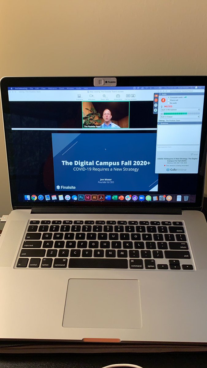 ryann_finalsite's tweet photo. The COVID-19 outbreak has forced schools to adapt quickly and think creatively. Spending a portion of my morning with @Finalsite and @jonmoser #BetterTogether #DigitalCampus https://t.co/uwJ64djDrj