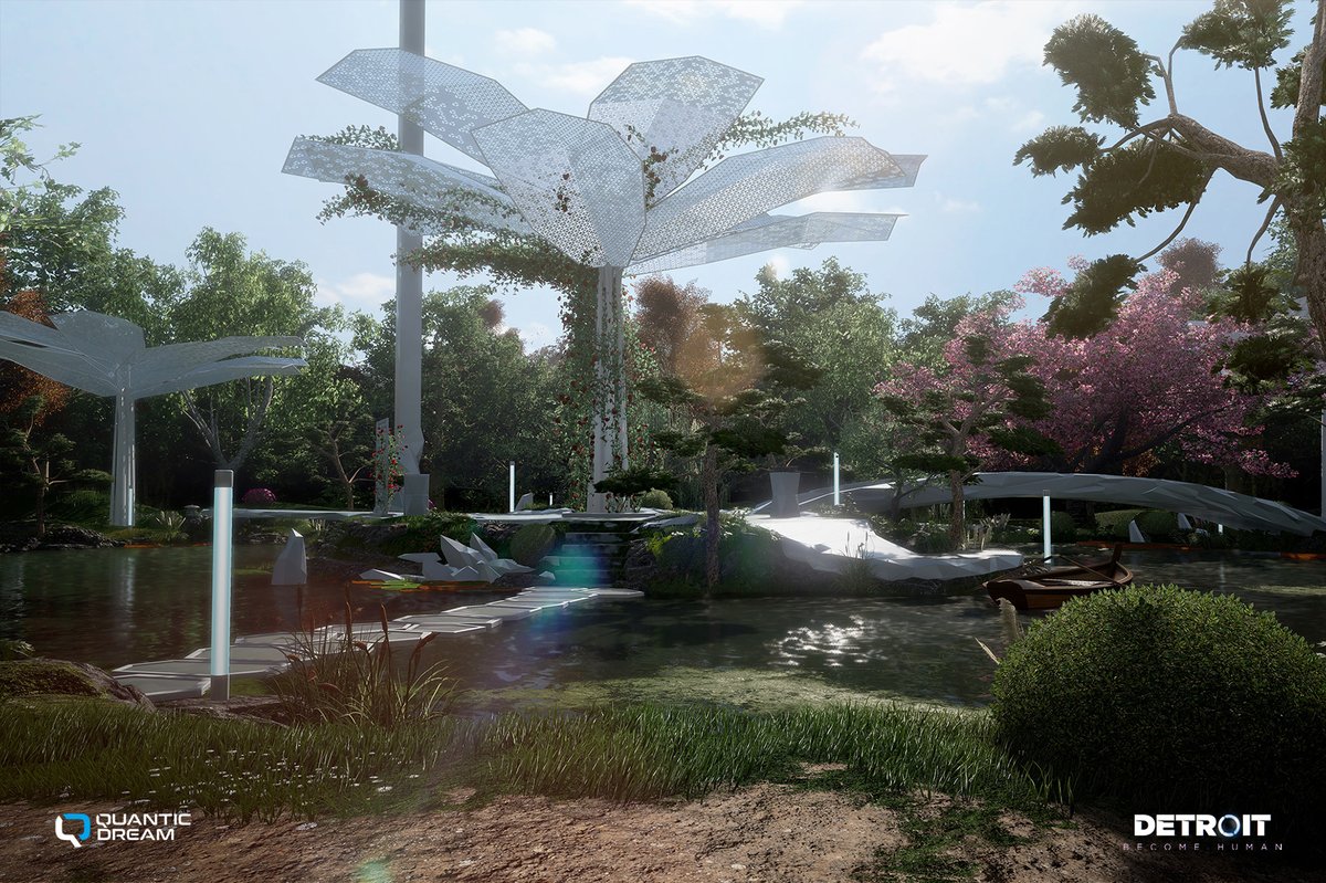 Detroit Become Human On Twitter If You Can Video Chat From Anywhere Why Not Video Chat From Detroit In 2038 Here Are A Few Backgrounds From Detroitbecomehuman To Modernize Your Chat Backgrounds