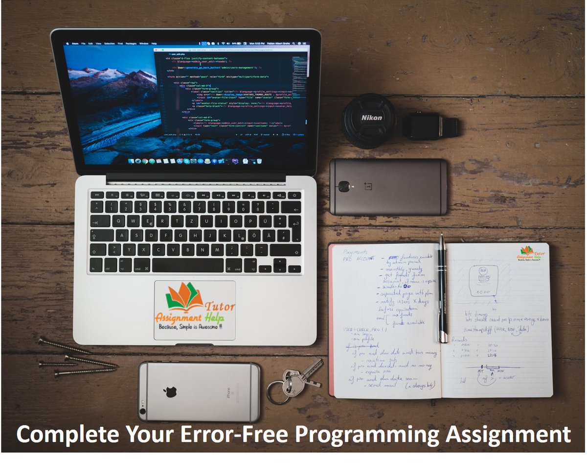 writingtutorsau's tweet image. Are you looking for programming experts to complete their programming assignments? Tutors Assignment Help is providing online programming experts who have 10+ years experience to provide error-free programming project.
Hire Programmer: tutorsassignmenthelp.com/programming-as…
#ProgrammingExpert