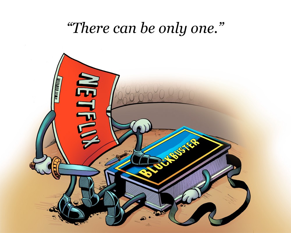 Sur internet, il ne peut y avoir qu'un acteur majeur par domaine. #numeriquededemain #futureofdigital #stayhome #restonscheznous