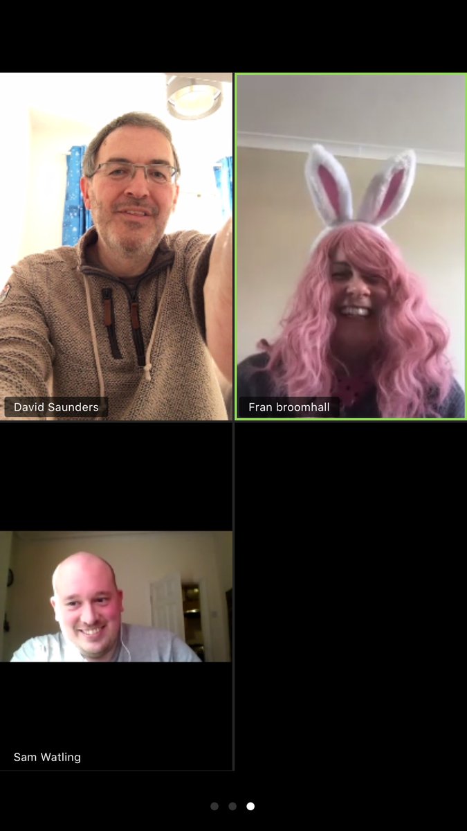 Zoom meeting’s are never dull when <a href="/Fran_Broomhall/">Frances Broomhall</a> is around 🐣 😂
