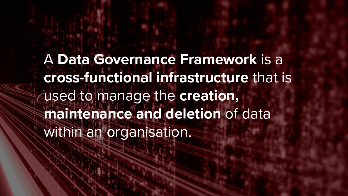 GemservCyber's tweet image. In a data driven world, organisations are faced with more responsibility to protect their client’s data. That&apos;s why it&apos;s important to have a robust #DataGovernanceFramework in place. Read our guide on the key principles to consider when creating your own: bit.ly/2USWL0Z