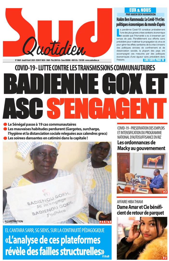 EEJmedias's tweet photo. Un exemple d'engagement des "badienou gokh" face à la crise sanitaire liée au #Covid19. Voila où #ejicom veut en venir avec le projet #FemmesAlaUne. Des actions concrètes de nos femmes mises en avant. Bravo à @SudQuotidien pour avoir montré la voie.@tidianeouestaf @ejicomofficiel https://t.co/9f3MIEhjcv