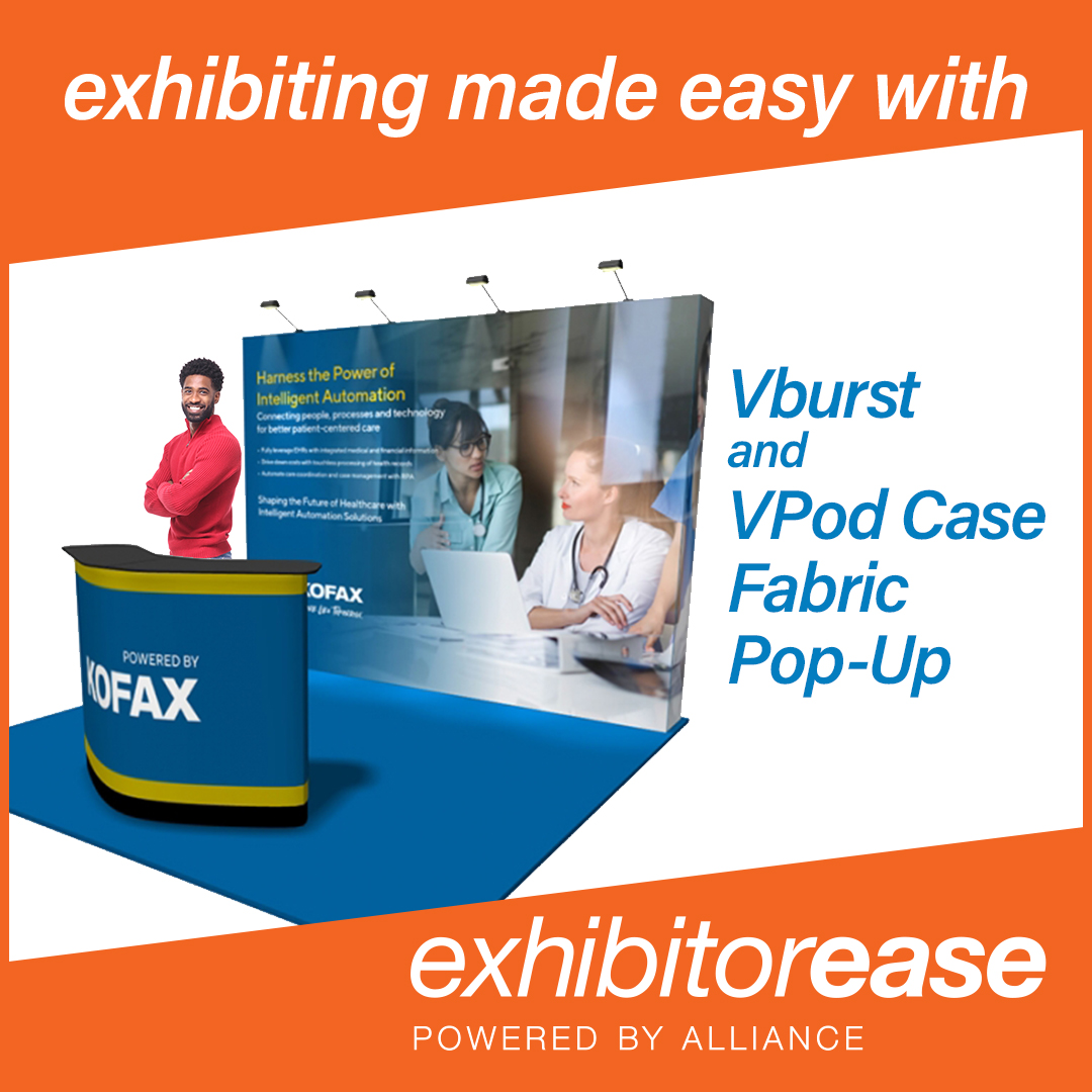 Easy to assemble yet hard to miss on the trade show floor, this pop-up display is an exhibitor's best friend. #ExhibitorEase #tradeshowdisplay » bit.ly/2TDVN86