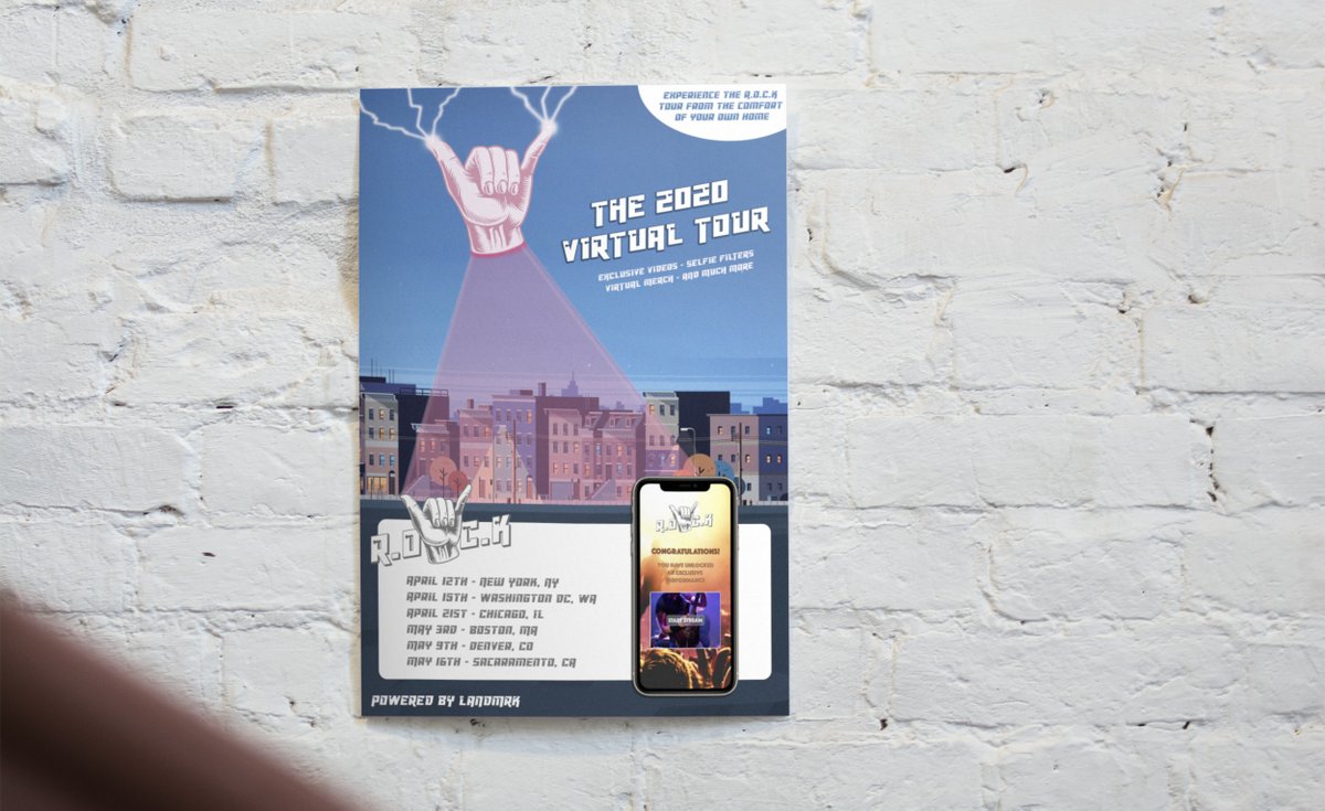 The Virtual Tour Bus is coming to town - if you want to talk to us about creating a virtual tour for your artist then please get in touch: hello@landmrk.it