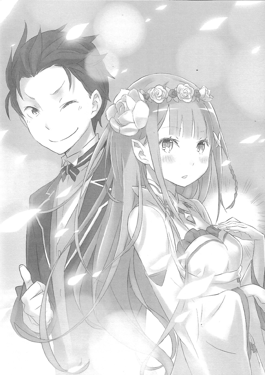 "Emilia’s First Date"In these short stories, the date happens fairly early, but in the anime, it takes place after the OVA (i'll mention the relevant stories later). Rough translationSpecial animation OVA(?):  https://twitter.com/R3BR0K/status/1138576654580813825?s=20Link:  http://redd.it/55iurq/ 