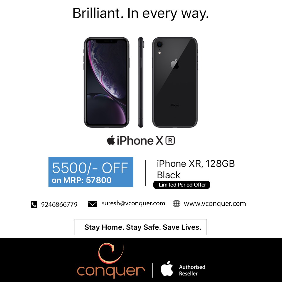 conqtech's tweet photo. Now you can own an #iPhoneXR with irresistible offer from Conquer
#iPhoneXR #Apple #iPhone #Offers https://t.co/tMDaOz5bkq