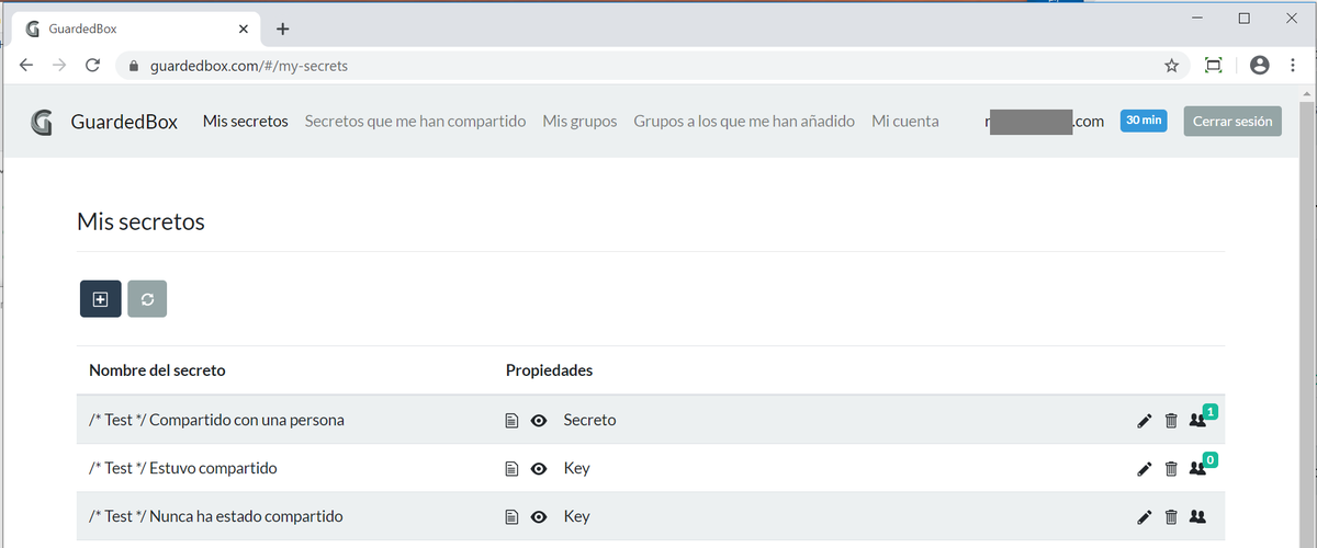 dinosec's tweet photo. Publicada la versión 1.2.0 de @GuardedBox con mejoras muy significativas en la compartición de secretos individual y de grupos (changelog: https://t.co/u8546DcMLA) https://t.co/E6VnpQYvlp